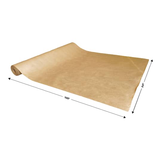 Beistle 24" x 100ft. Brown Kraft Paper Table Roll